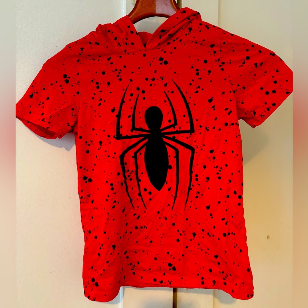 Spider-Man T-Shirt w/Cute Hood
